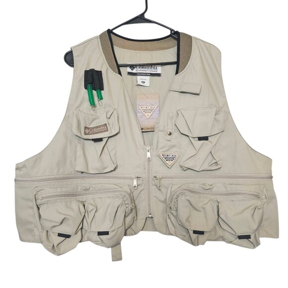 NWT Columbia Men's SZ XL Henry's Fork III Fishing Vest Utility Performance Fly - Picture 1 of 14